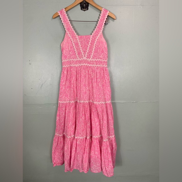Lilly Pulitzer Dresses & Skirts - Lilly Pulitzer Pollie Midi Dress Pink Midi Sz 4